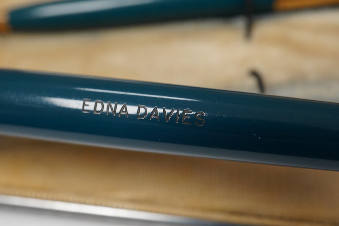 A group of pens, etc. including a Waterman cased set